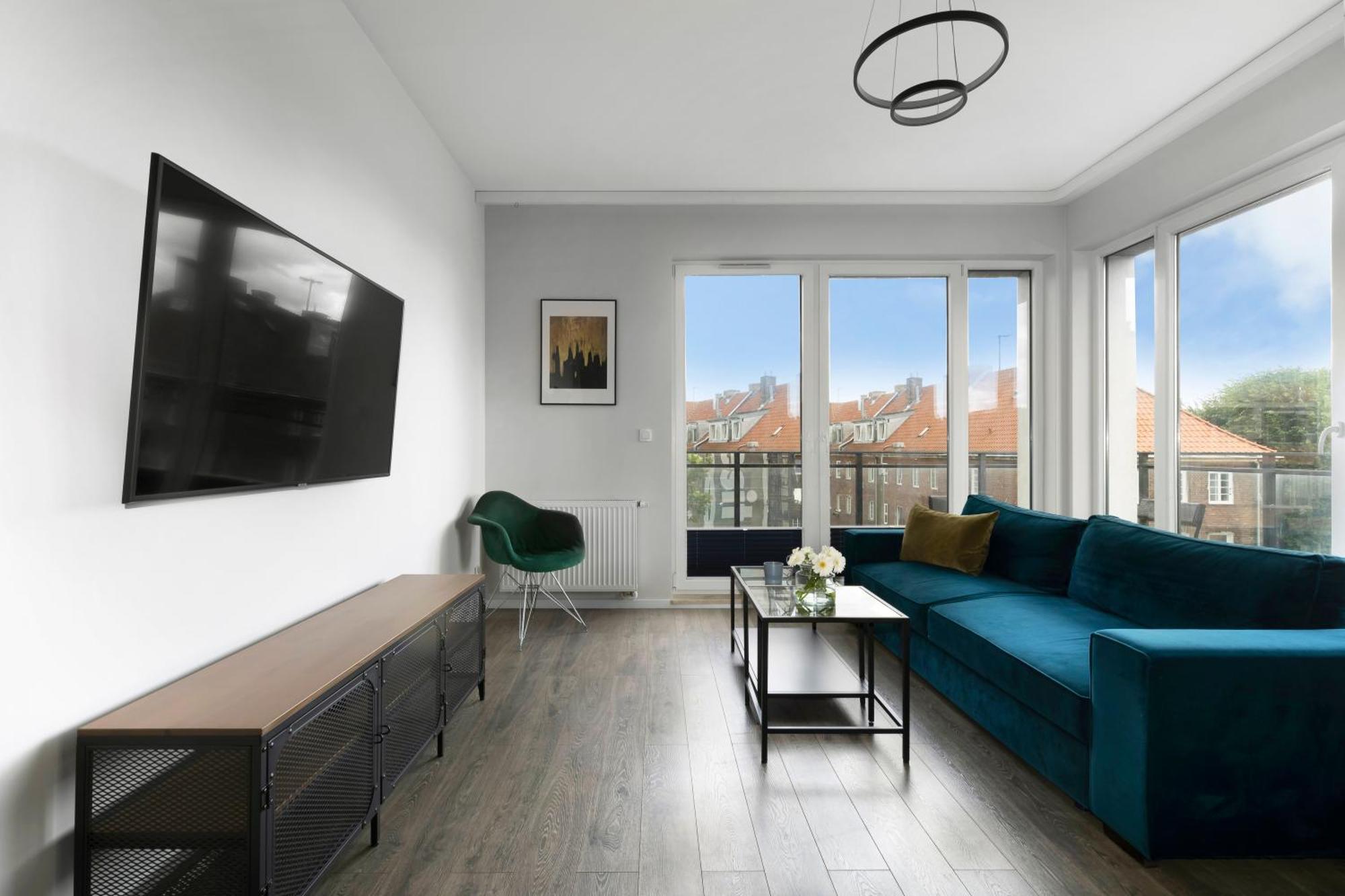 Blue Raven Downtown Apartments غدانسك المظهر الخارجي الصورة